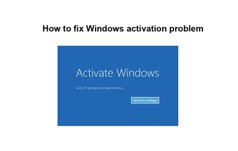 Activate Success: Tackling Windows Activation Issues – Problem and Solution
