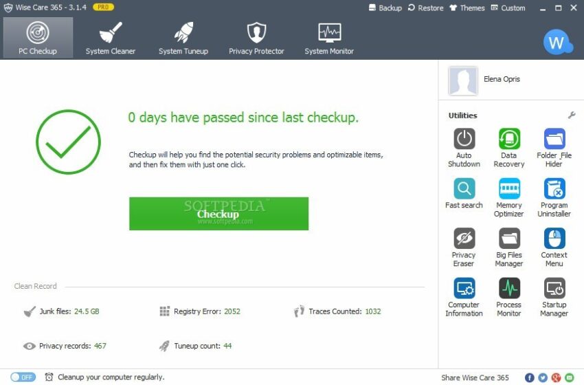 Wise Care 365 Pro Key Lifetime Free License 2024
